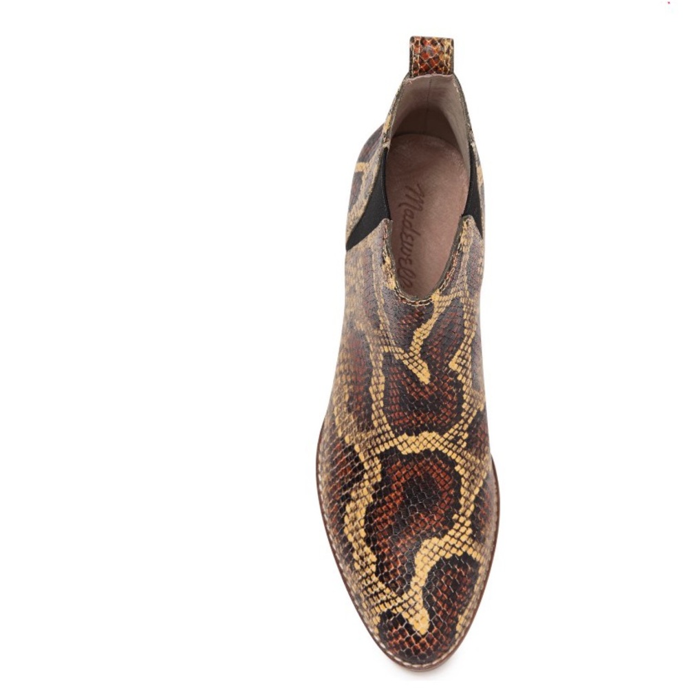 NEW Madewell The Carina Boot Snake Embossed MA599 SZ 7.5 - Picture 4 of 9